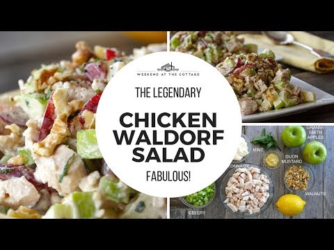 CHICKEN WALDORF SALAD recipe | Divine deliciousness!