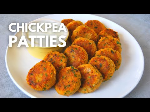 Chickpea Patties Recipe | The Best Chickpea Recipe Ever! Sweet Potato Chickpea Patties