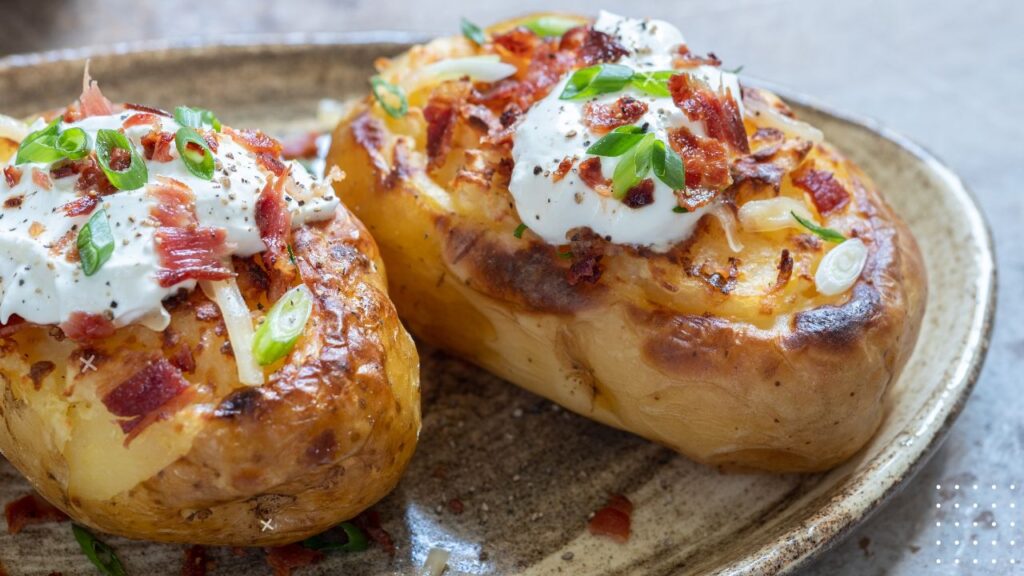 Stuffed Potato Skins Toddler Lunch Ideas