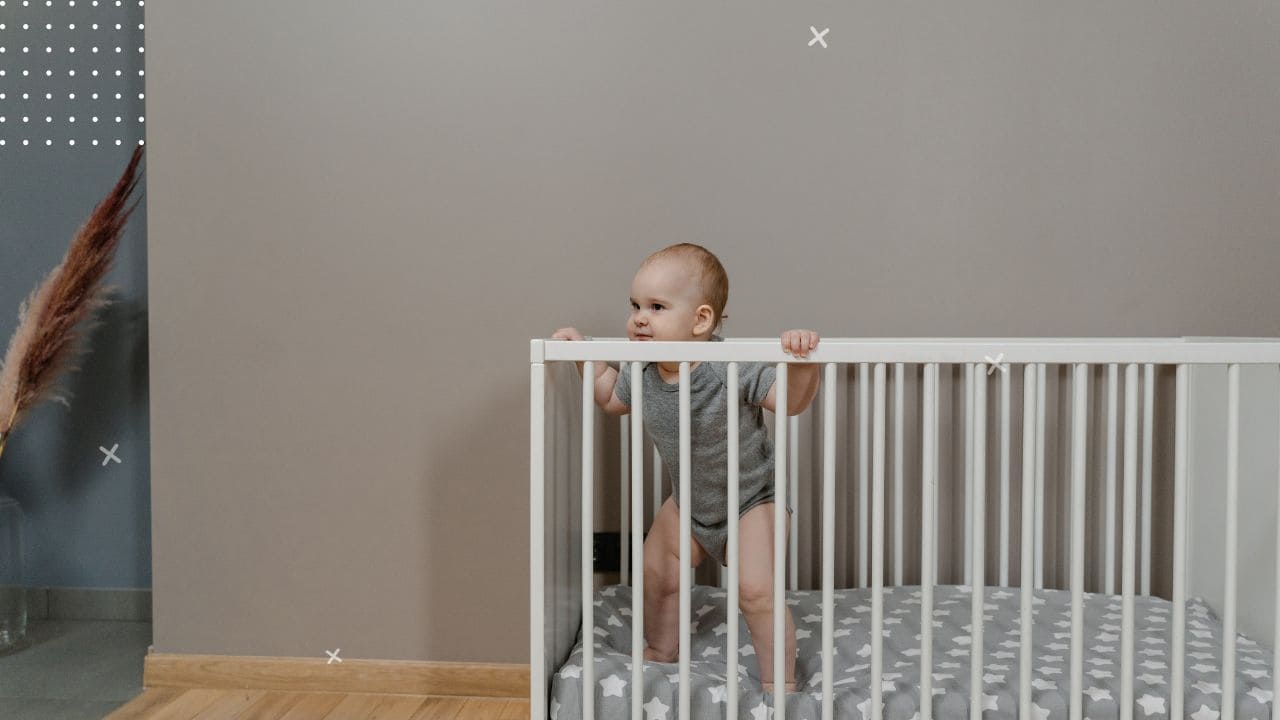 Baby bangs head on crib while sleeping best sale