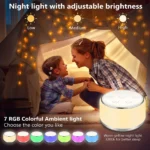 White Noise Machine Desktop Sleep Sound Machine for Baby Sleep Soother 7 Colors Night Lights 34 1