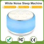 White Noise Machine Desktop Sleep Sound Machine for Baby Sleep Soother 7 Colors Night Lights 34