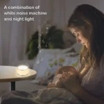 White Noise Machine Desktop Sleep Sound Machine for Baby Sleep Soother 7 Colors Night Lights 34 4
