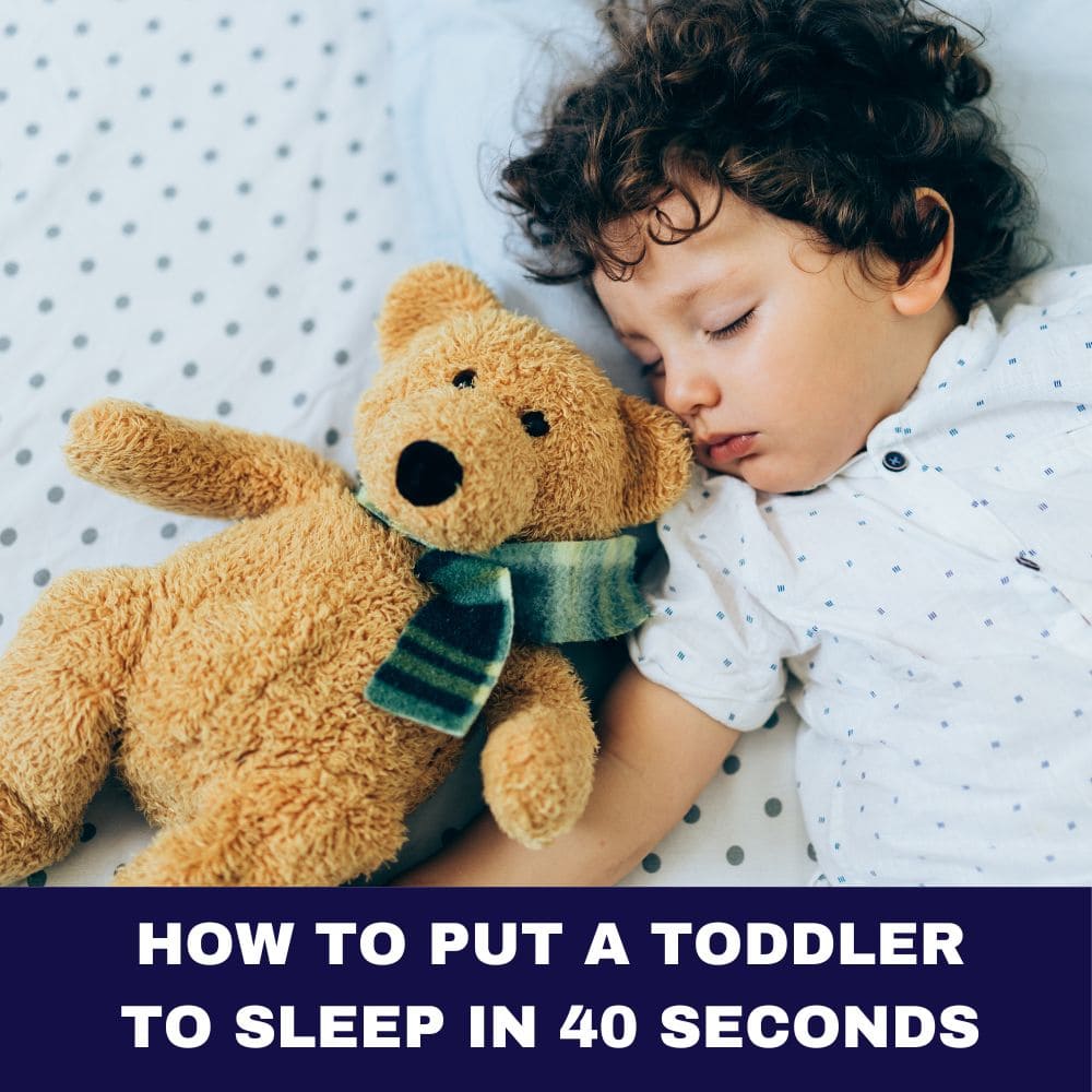 How to Put a Toddler to Sleep in 40 Seconds